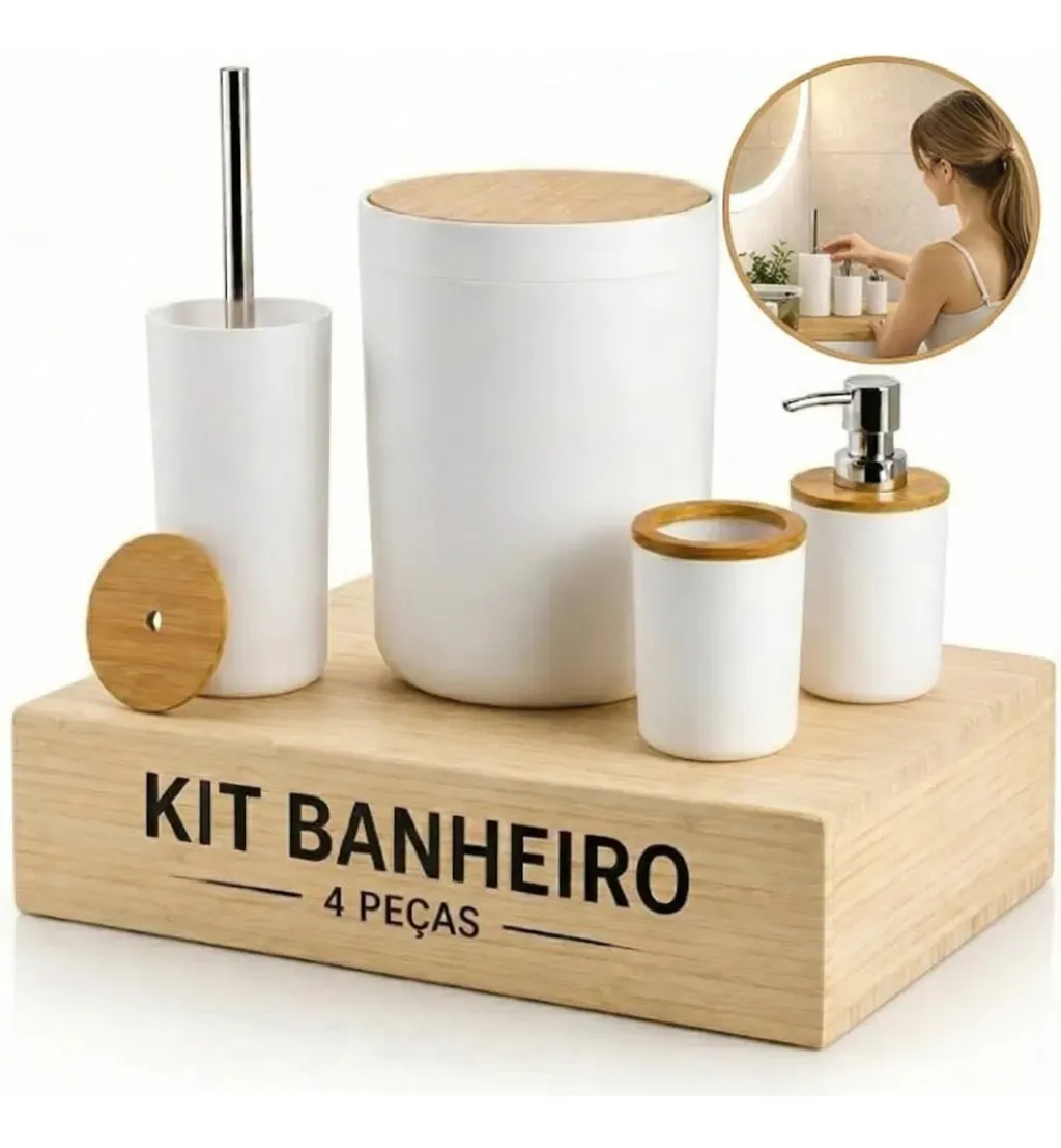 Kit Acessórios para Banheiro